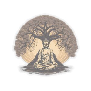 Serene Buddha Kiss-Cut Stickers