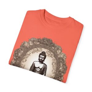 The Buddha meditating Unisex Garment-Dyed T-shirt