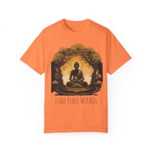 Find Peace Within Unisex Garment-Dyed T-shirt