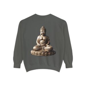 Buddha statue Unisex Garment-Dyed Sweatshirt