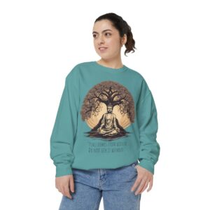 Peace come from within serene Unisex Garment-Dyed Sweatshirt