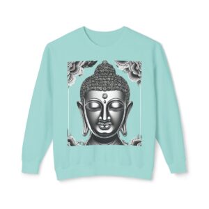 The Ironic Buddha Unisex Lightweight Crewneck Sweatshirt