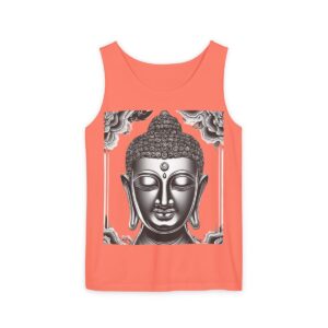 Ironic Buddha Unisex Garment-Dyed Tank Top