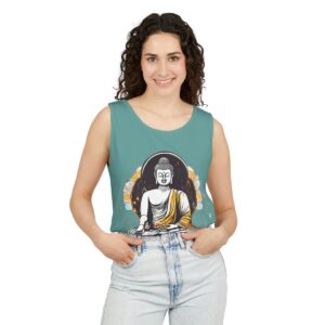 meditative chakras Unisex Garment-Dyed Tank Top