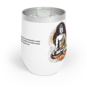 Buddha meditative Chakra Chill Wine Tumbler