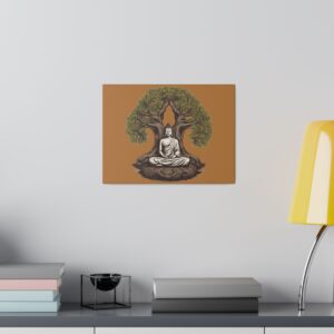 Buddha Bodhi Matte Canvas, Stretched, 0.75