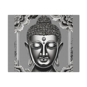 Buddha Head Matte Canvas, Stretched, 0.75