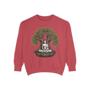 Buddha Bodhi Unisex Garment-Dyed Sweatshirt